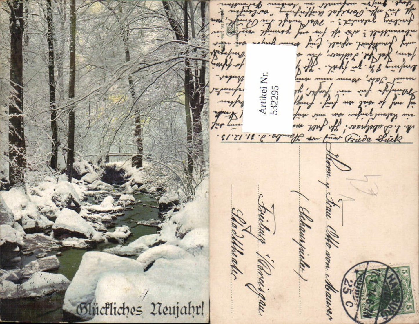 532295,Photochromie Ostermaier & Nenke 118-2395 neujahr