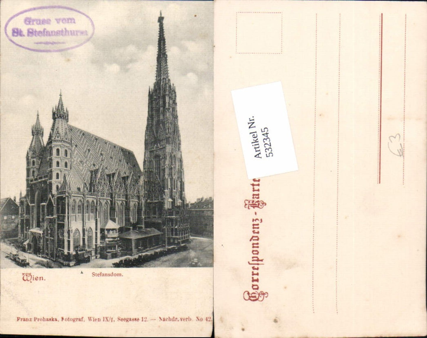 Alte Ansichtskarte – Old Postcard