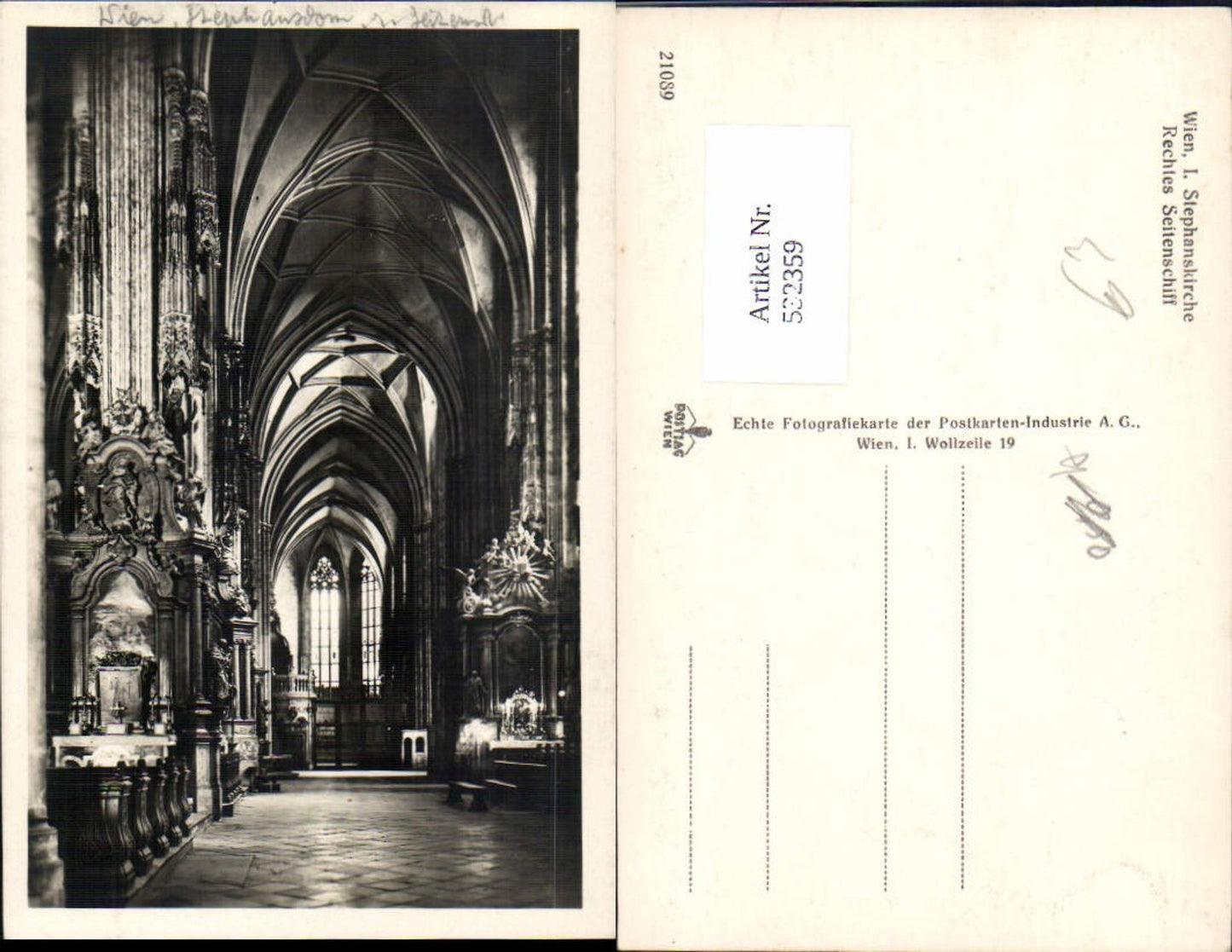 Alte Ansichtskarte – Old Postcard
