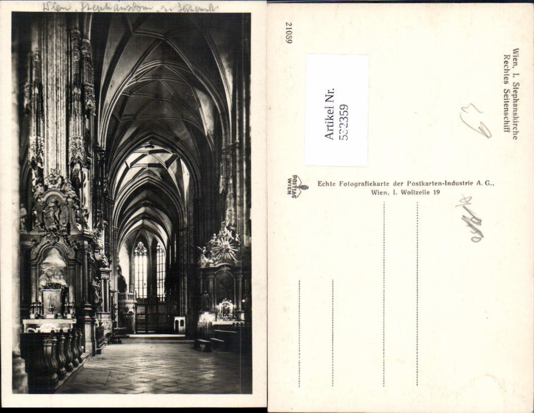 Alte Ansichtskarte – Old Postcard
