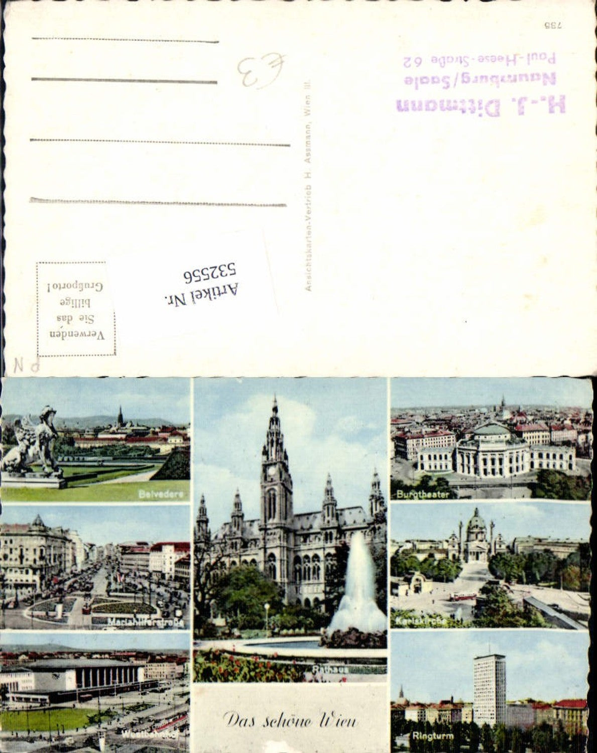 Alte Ansichtskarte – Old Postcard