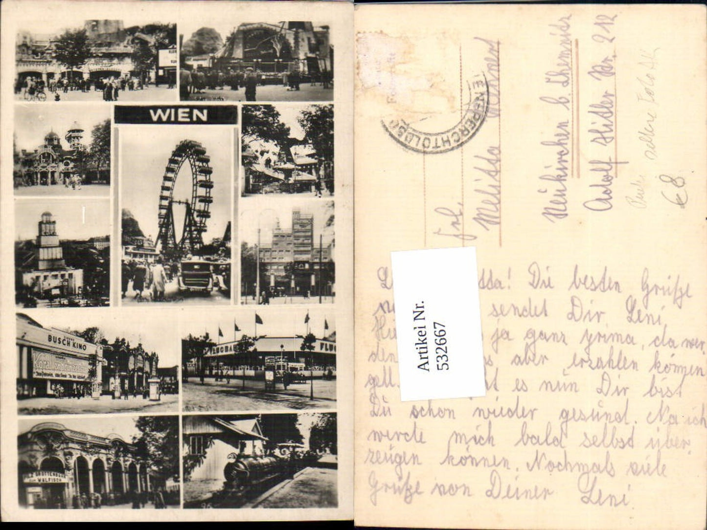 Alte Ansichtskarte – Old Postcard