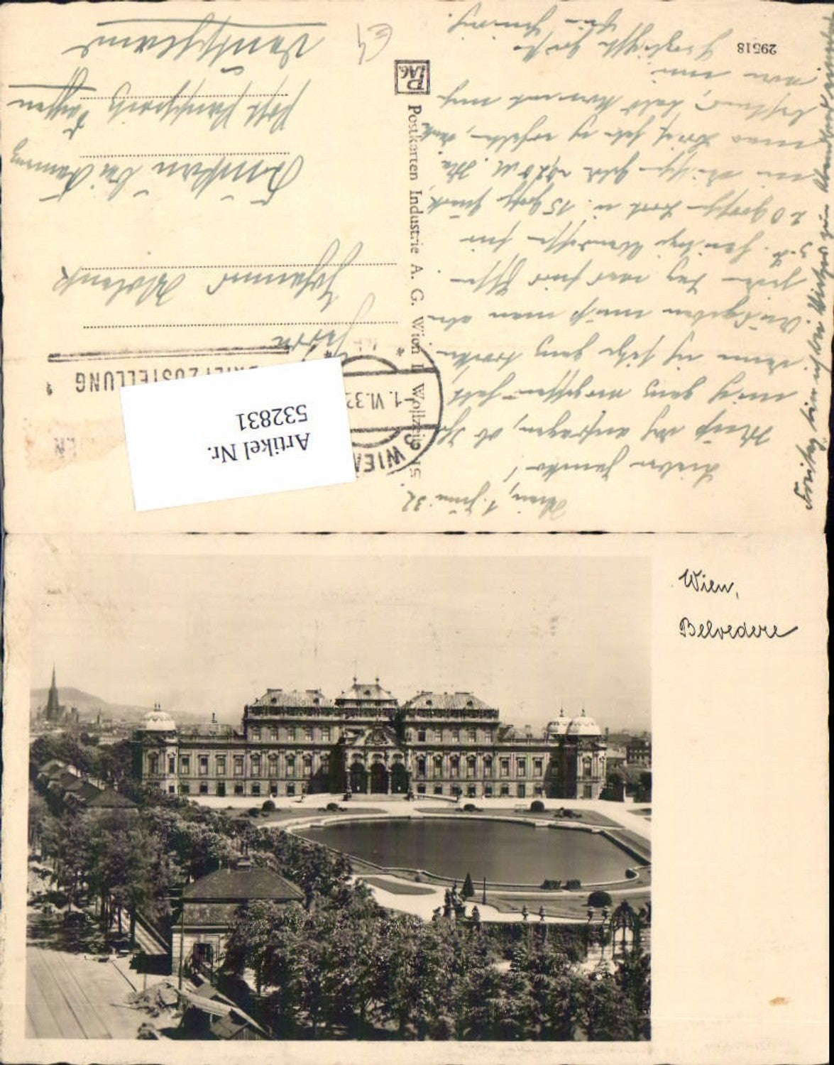 Alte Ansichtskarte – Old Postcard