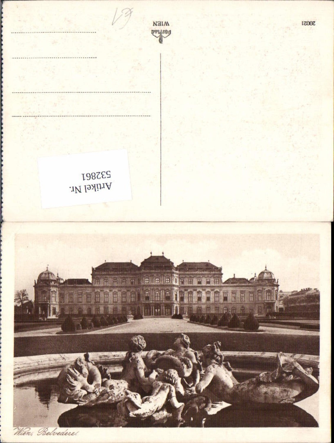 Alte Ansichtskarte – Old Postcard