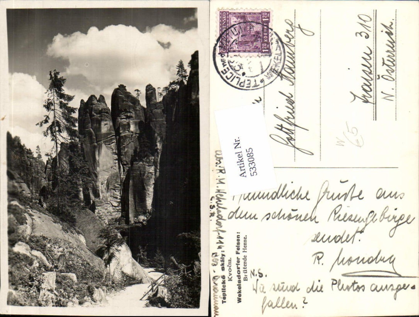 Alte Ansichtskarte – Old Postcard