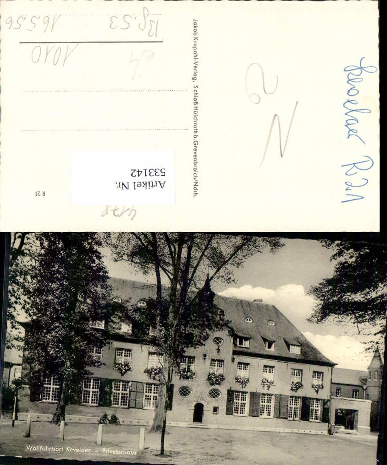 533142,Kevelaer am Niederrhein Priesterhaus
