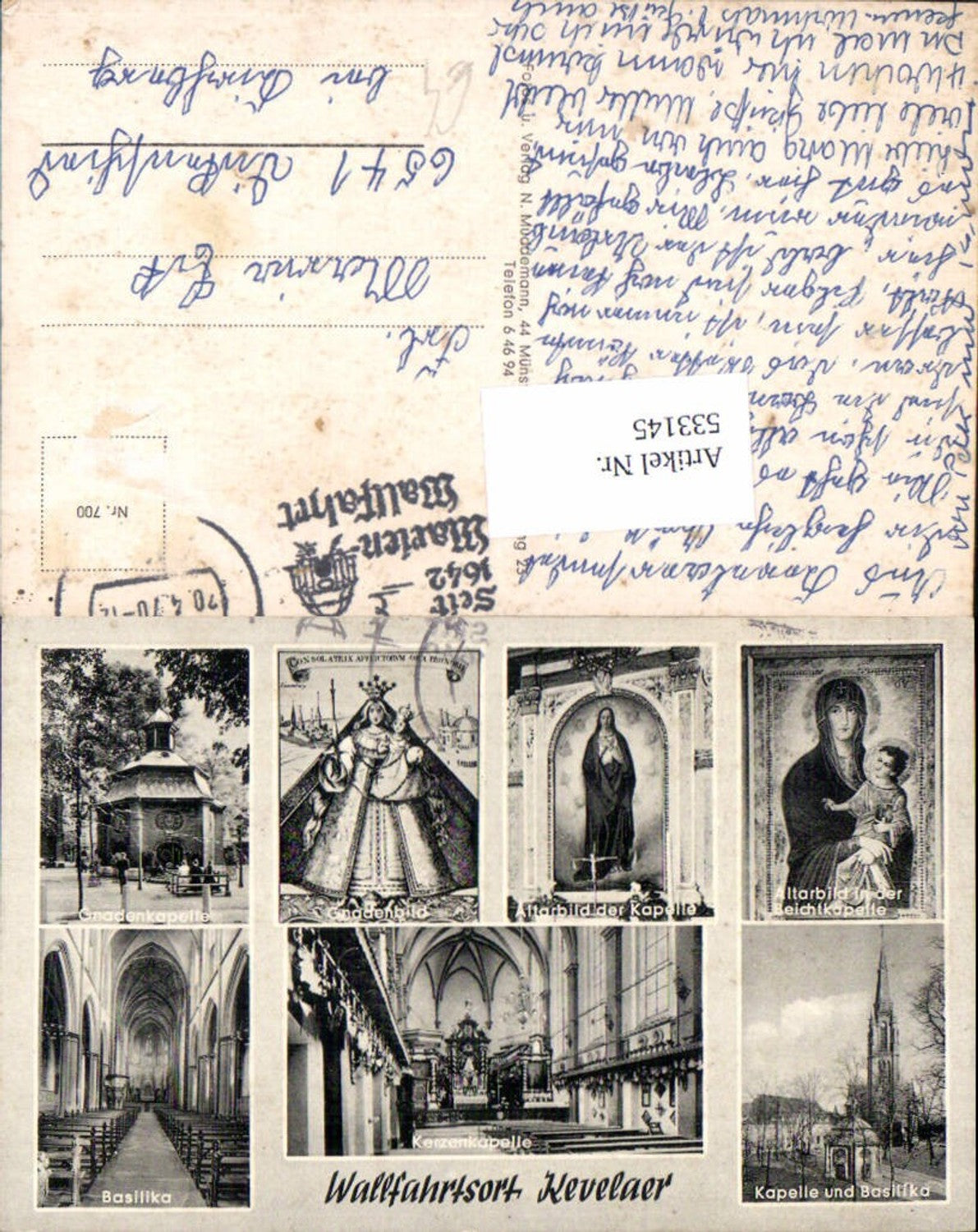 533145,Kevelaer am Niederrhein Gnadenbild