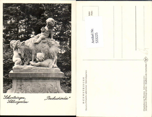 533225, Schwetzingen am Neckar, Schlosspark Bacchuskinder Sculpture