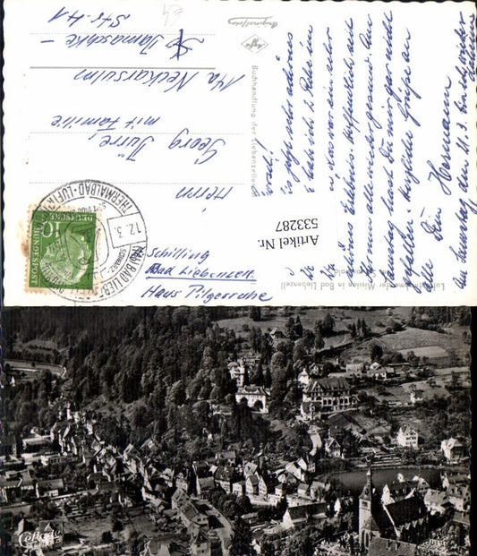 533287, Aerial view of the mission in Bad Liebenzell