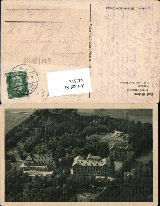 533312, Luftaufnahme, Bad Steben, Kurhaus, Kur- und Schloßhotel