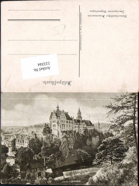 533344, Court Art Institute C. Pelz, Sigmaringen Castle,