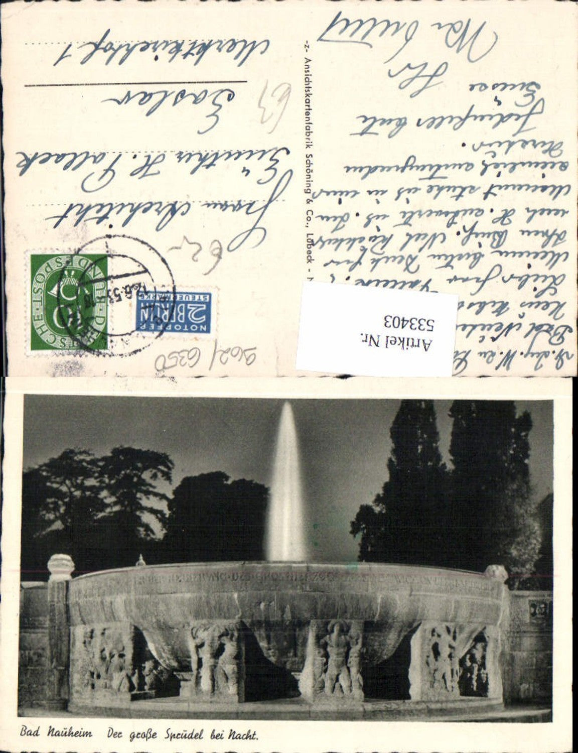 Alte Ansichtskarte – Old Postcard