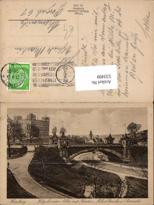 533490, Hamburg, Helgoländer Allee mit Kersten Mibes Brücke