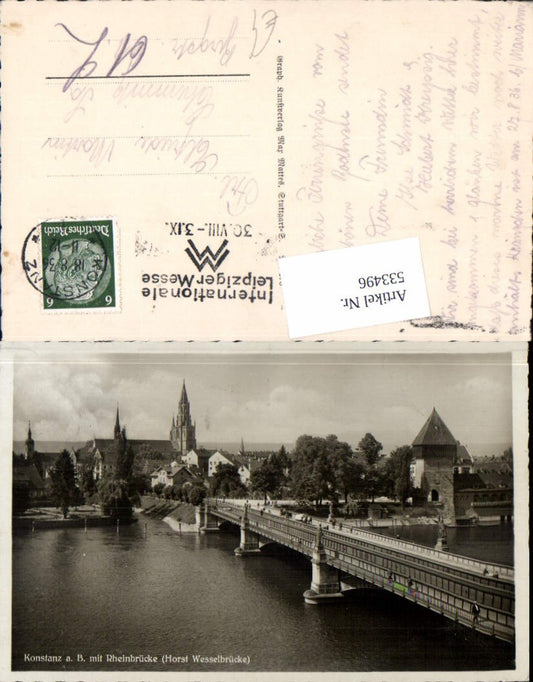533496, Konstanz aB With Rhine bridge