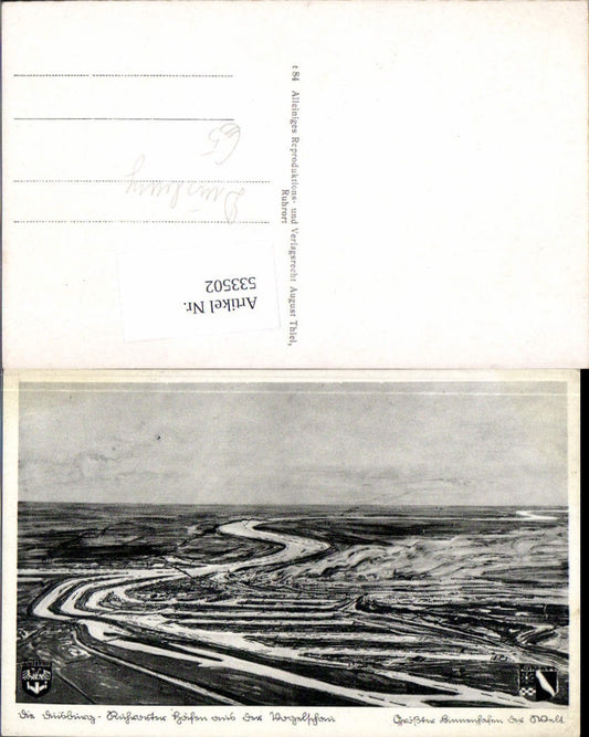 533502,Vogelschau Duisburg Ruhrort Kuhwärter Höhen