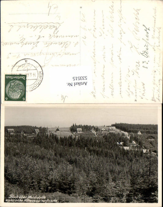 533515,Kipsdorf  Blick über Waldidylle Waldreich Höhensommerfrische