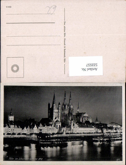 533557, Köln im Scheinwerferlich