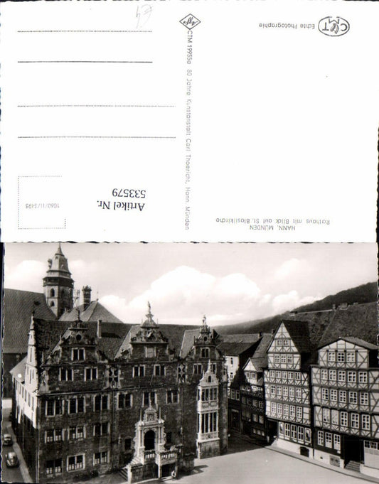 533579, Hann, Munden Rathaus St. Blasiikirhce