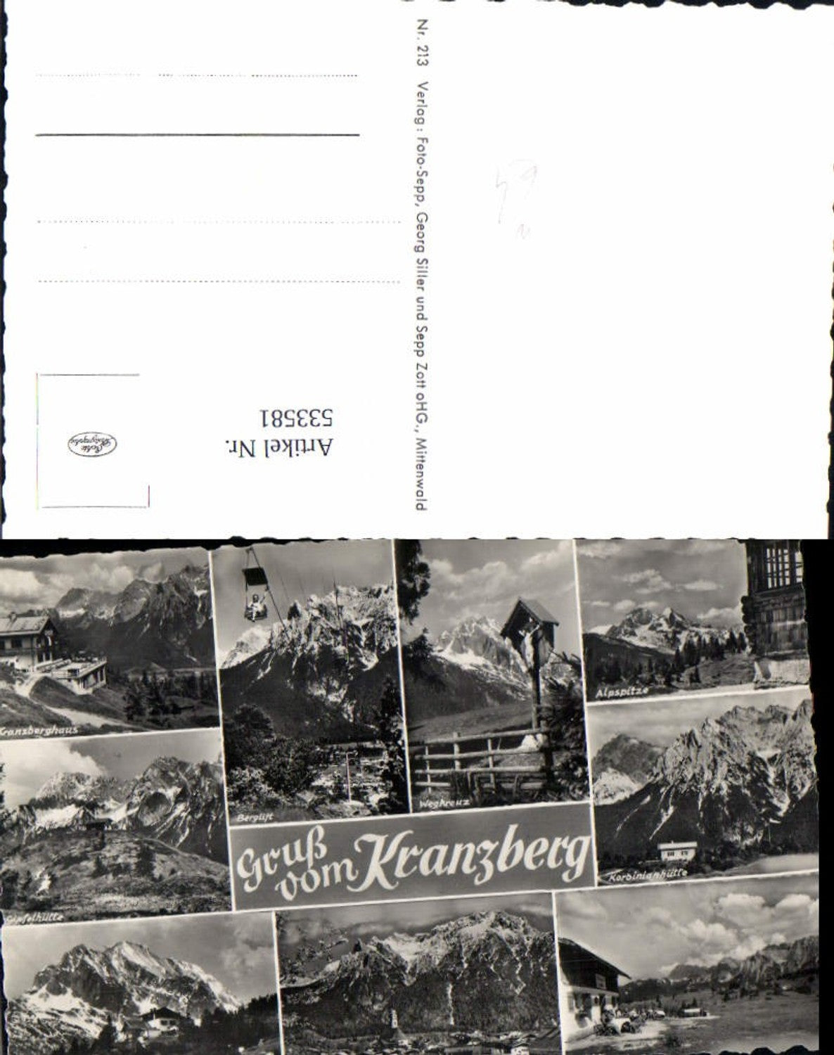 533581, Mehrbild AK, Gruß vom Kranzberg