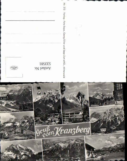 533581, Mehrbild AK, Gruß vom Kranzberg
