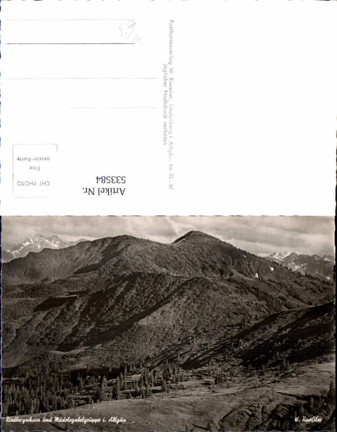 533584,Balderschwang Riedbergerhorn und Mädelegabelgruppe i. Allgäu