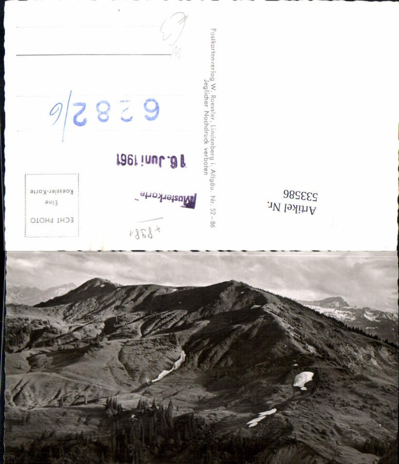 533586, Blaicherhorn und Hoher Ifen i. Allgäu