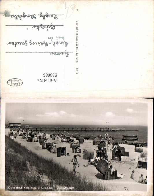 533685,Ostseebad Kölpinsee Usedom Strand Strandleben Loddin LK Vorpommern Greifswald