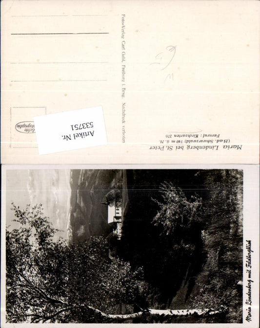 533751, Maria Lindenberg Feldberg St. Peter im Hochschwarzwald Kirchzarten Schwarzwald