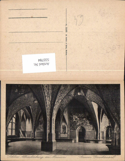 533784,Schloss Albrechtsburg Gerichtssaal Meißen