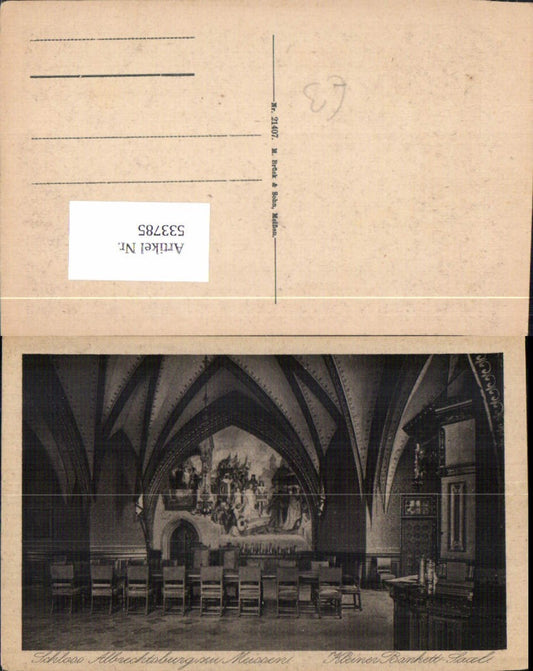 533785,Schloss Albrechtsburg Kleiner Bankett Saal Meißen