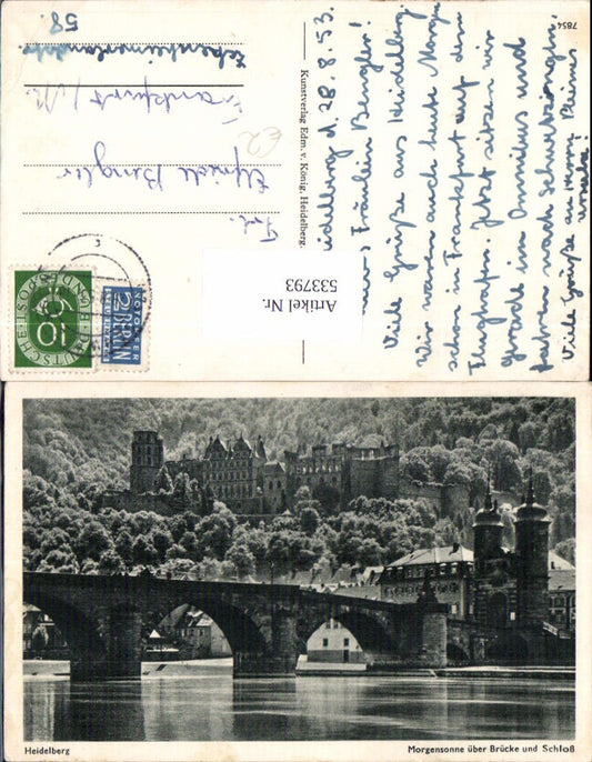 533793, Heidelberg Morning Sun Bridge Castle
