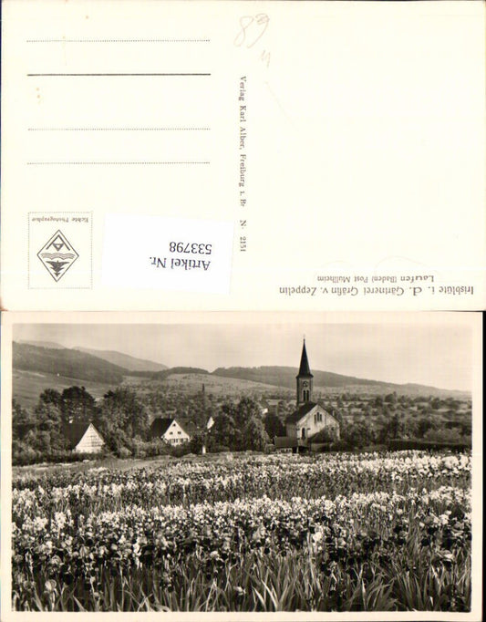 533798, great photo postcard Laufen Baden near Müllheim Sulzburg