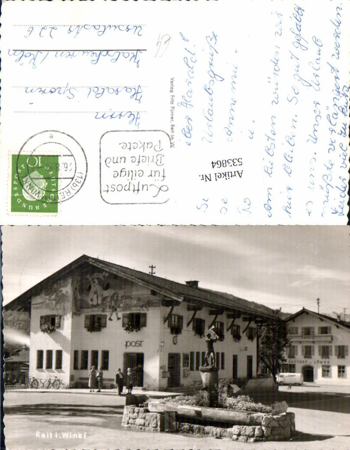 533864,Reit im Winkl Post Postamt Gasthaus zum Löwen