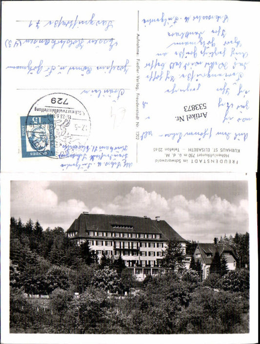 533873, Freudenstadt in the Black Forest, Kurhaus St. Elisabeth