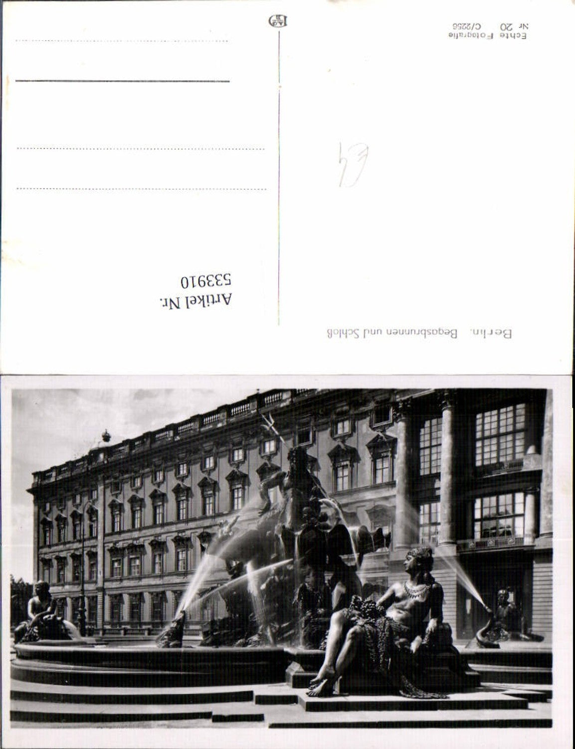 533910,Berlin Begasbrunnen Schloss