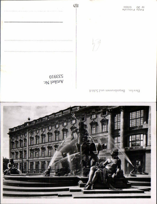 533910,Berlin Begasbrunnen Schloss