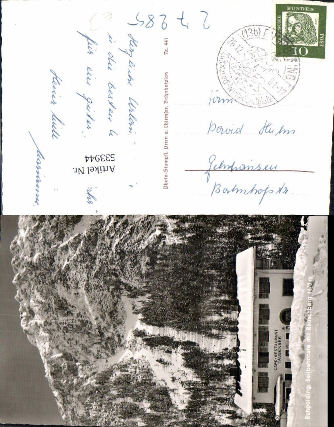 533944, Ruhpolding Cafe Restaurant Rauschberg