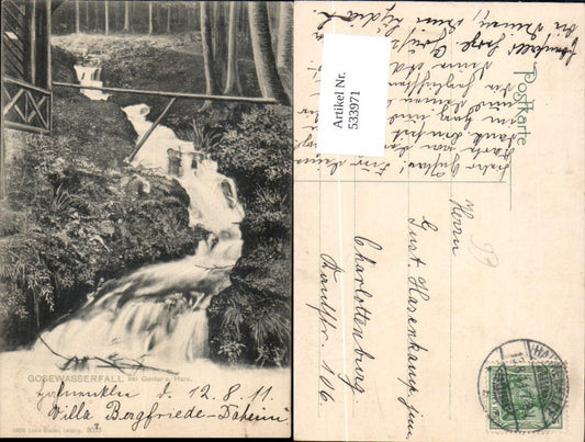 533971,Gosewasserfall bei Goslar am Harz pub Louis Glaser 8033