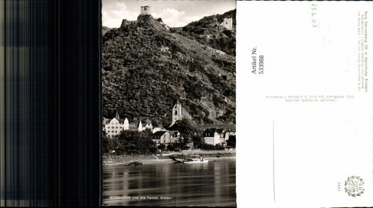 533988,Ruine Liebenstein Bornhofen am Rhein Burg