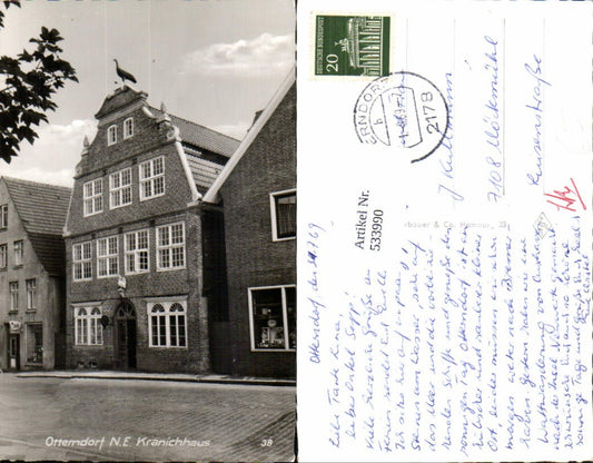 533990,tolle Foto-AK Otterndorf Kranichhaus LK Cuxhaven Hadeln