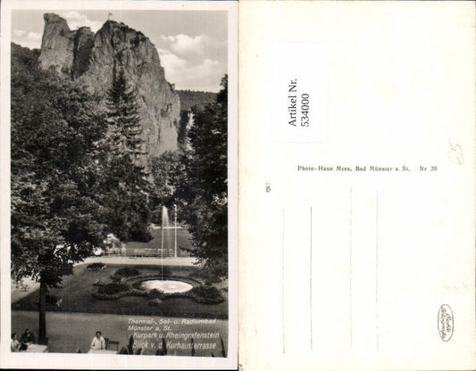 534000,Bad Münster am Stein Bad Kreuznach Kurhausterrasse