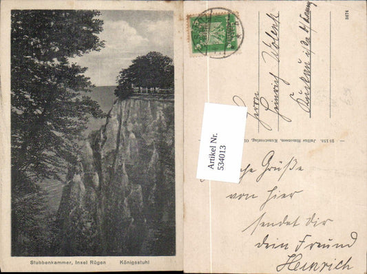 534013,Rügen Stubbenkammer Sassnitz Wilhelmssicht Königsstuhl