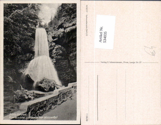 534035,Sächsische Schweiz Lichtenhain Kirnitzschtal Wasserfall Sebnitz