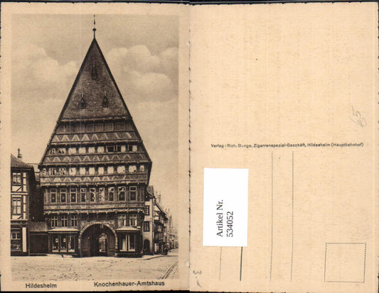 534052,Hildesheim Knochenhauser-Amtshaus Fachwerkhaus