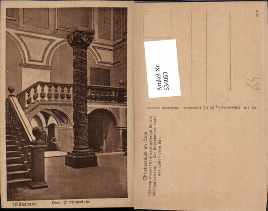 534053,Hildesheim Christussäule i. Dom