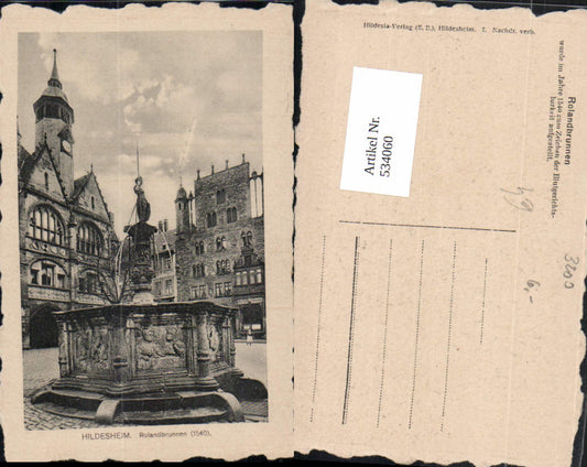 534060,Hildesheim Rolandbrunnen Brunnen
