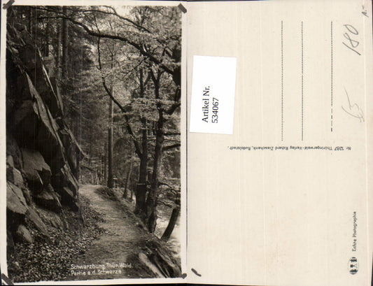 534067, Photo: Schwarzburg in the Thuringian Forest, part of the Schwarza River