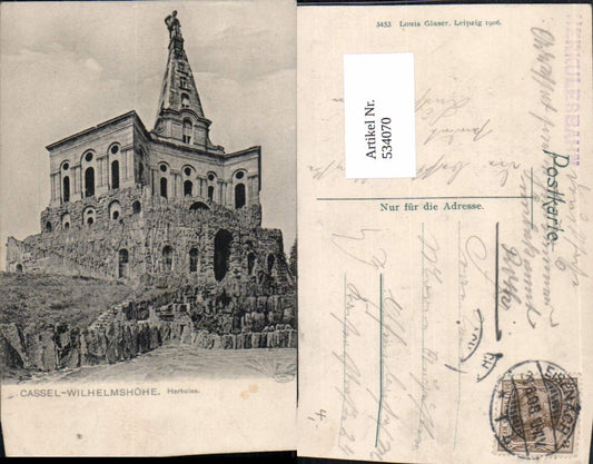 534070,Cassel Kassel Wilhelmshöhe Herkules Statue