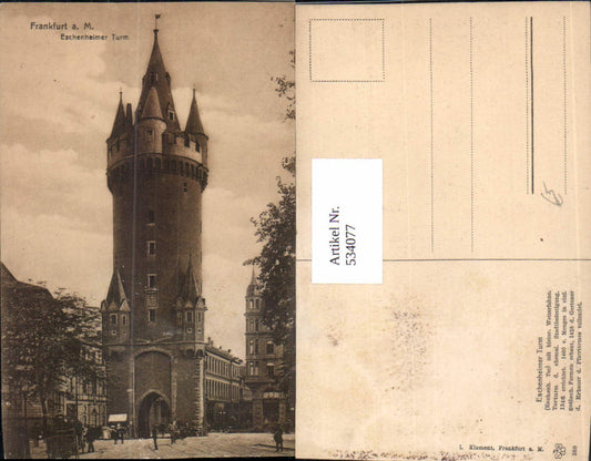 534077,Frankfurt a. Main Eschenheimer Turm