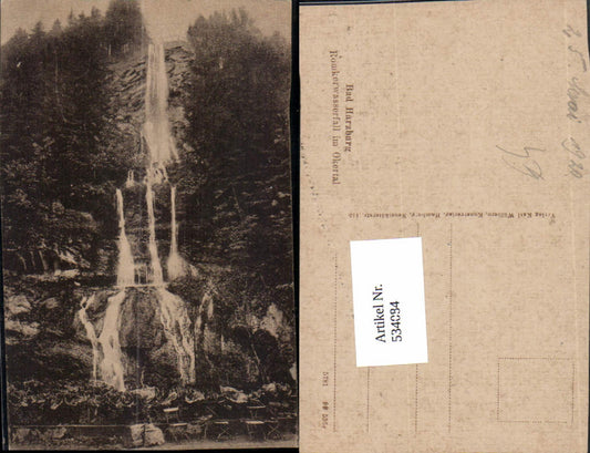 534084,Bad Harzburg Romkerwasserfall i. Okertal